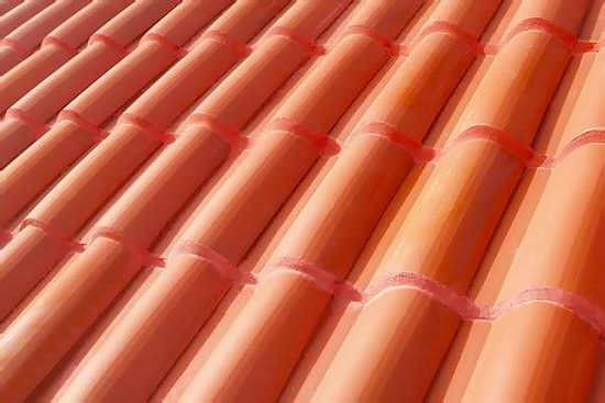 Roof clay tiles